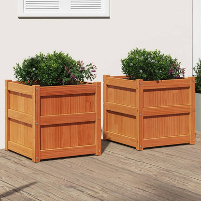 Plantenbak 60X60X60 Cm Massief Grenenhout
