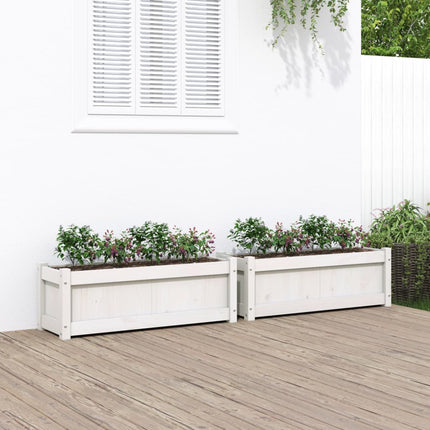 Plantenbak 90X31X31 Cm Massief Grenenhout