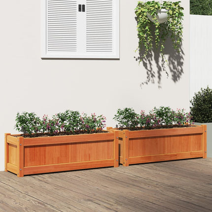 Plantenbak 90X31X31 Cm Massief Grenenhout
