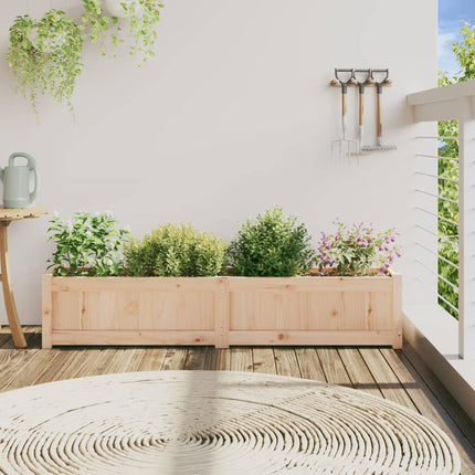 Plantenbak 150X31X31 Cm Massief Grenenhout