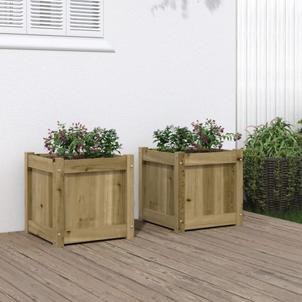 Plantenbakken Cm Geïmpregneerd Hout