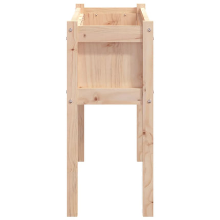 Plantenbak Met Poten 110X31X70 Cm Massief Grenenhout