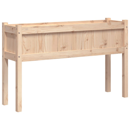 Plantenbak Met Poten 110X31X70 Cm Massief Grenenhout