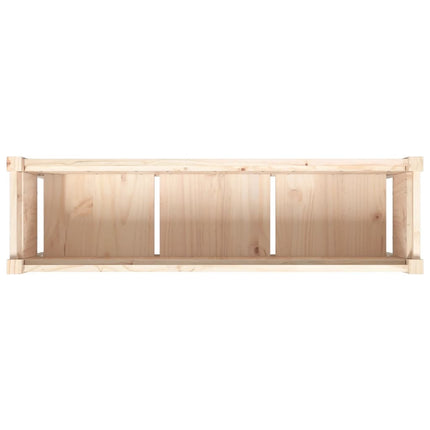 Plantenbak Met Poten 110X31X70 Cm Massief Grenenhout