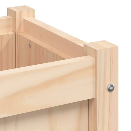 Plantenbak Met Poten 110X31X70 Cm Massief Grenenhout