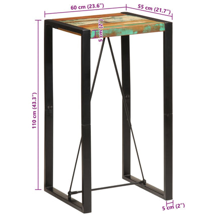 Bartafel Massief Gerecycled Hout