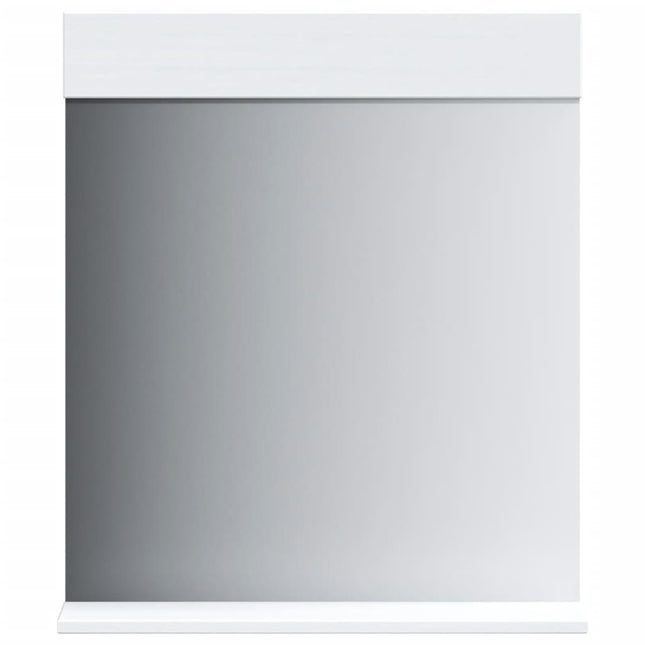 Badkamerspiegel Met Schap Berg 60X12X70 Cm Massief Hout