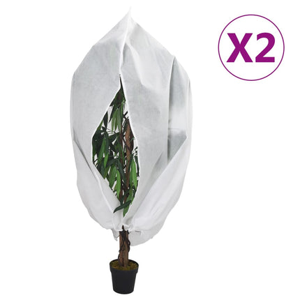 Vorstbescherming Plantenfleece Covers 5 Pcs 1,55 X 1 M Wit