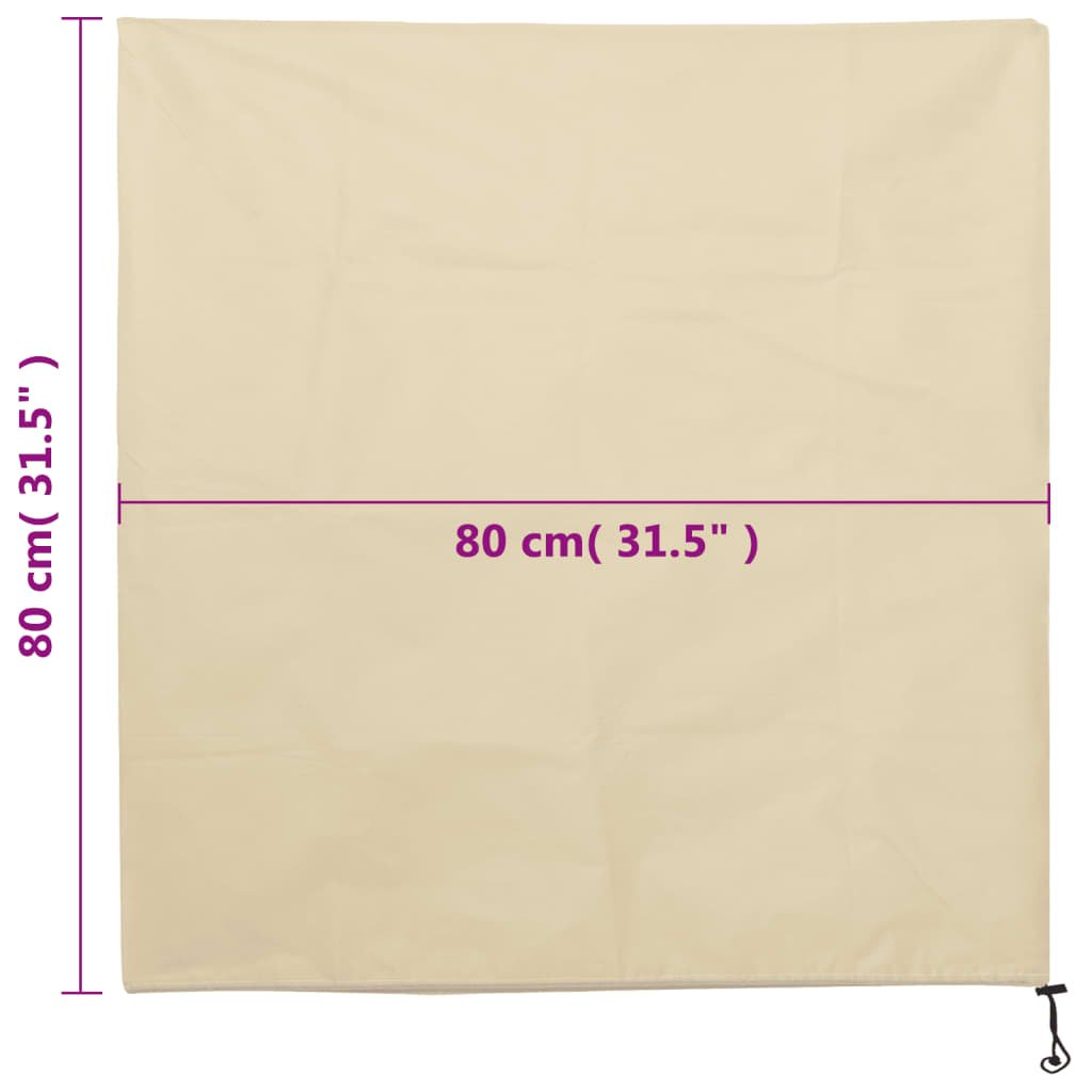 Plantenhoezen Met Trekkoord 70 G/M² 0,8X0,8 M