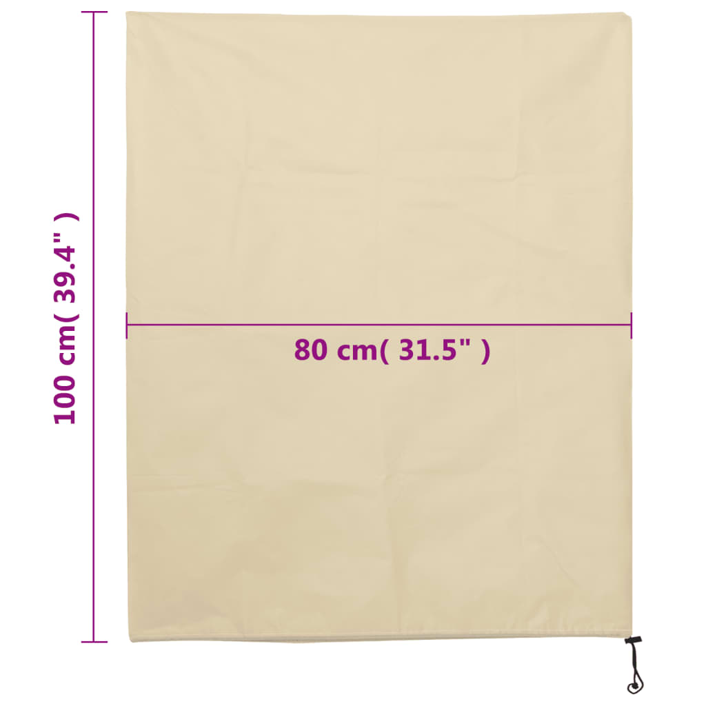 Plantenhoezen Met Trekkoord 70 G/M² 0,8X1 M