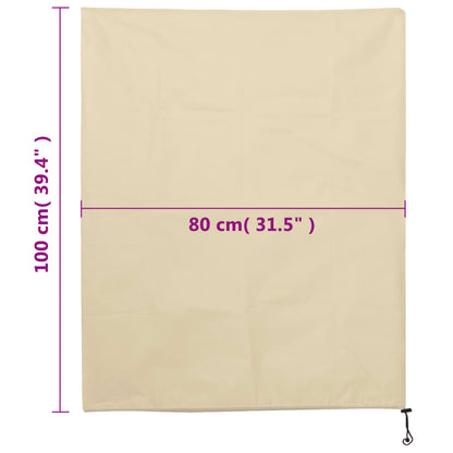 Plantenhoezen Met Trekkoord 70 G/M² 0,8X1 M