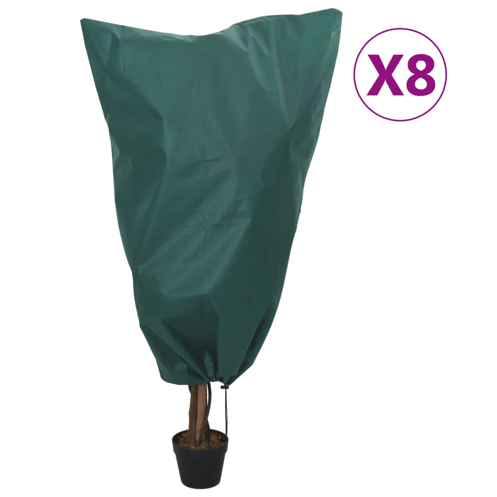 Plantenhoezen Met Trekkoord 70 G/M² 0,8X1,2 M