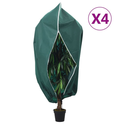 Vorstbescherming Plantenfleece Covers 5 Pcs 1,55 X 1 M Groen