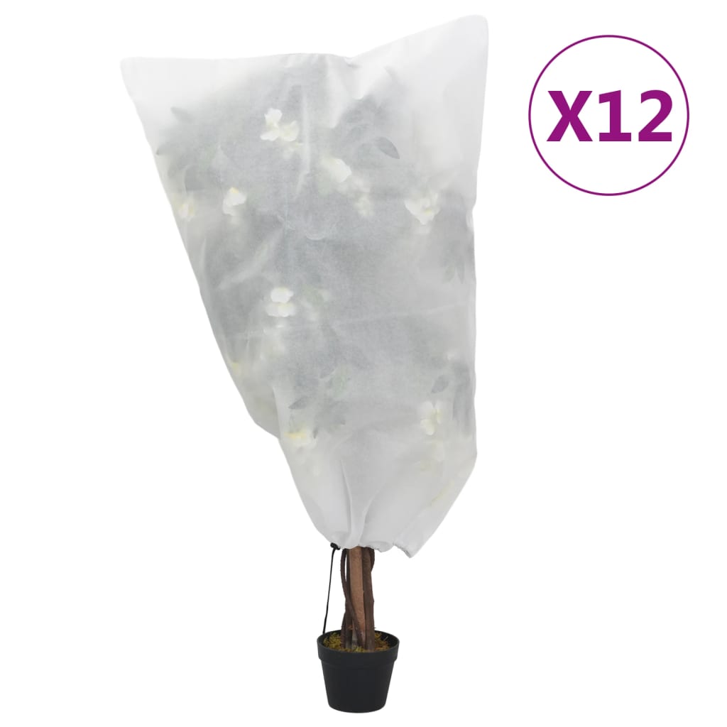 Plantenhoezen Met Trekkoord 70 G/M² 0,8X0,8 M