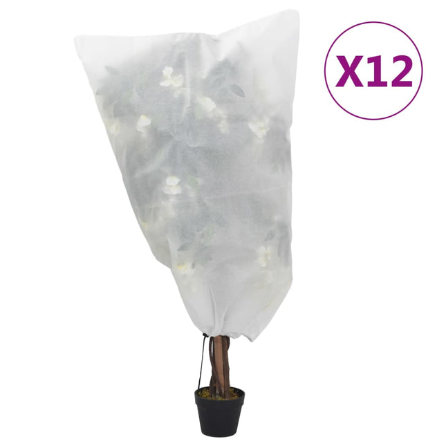 Plantenhoezen Met Trekkoord 70 G/M² 0,8X1 M