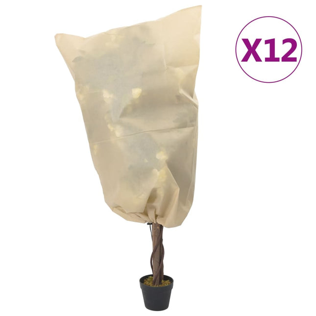 Plantenhoezen Met Trekkoord 70 G/M² 0,8X0,8 M