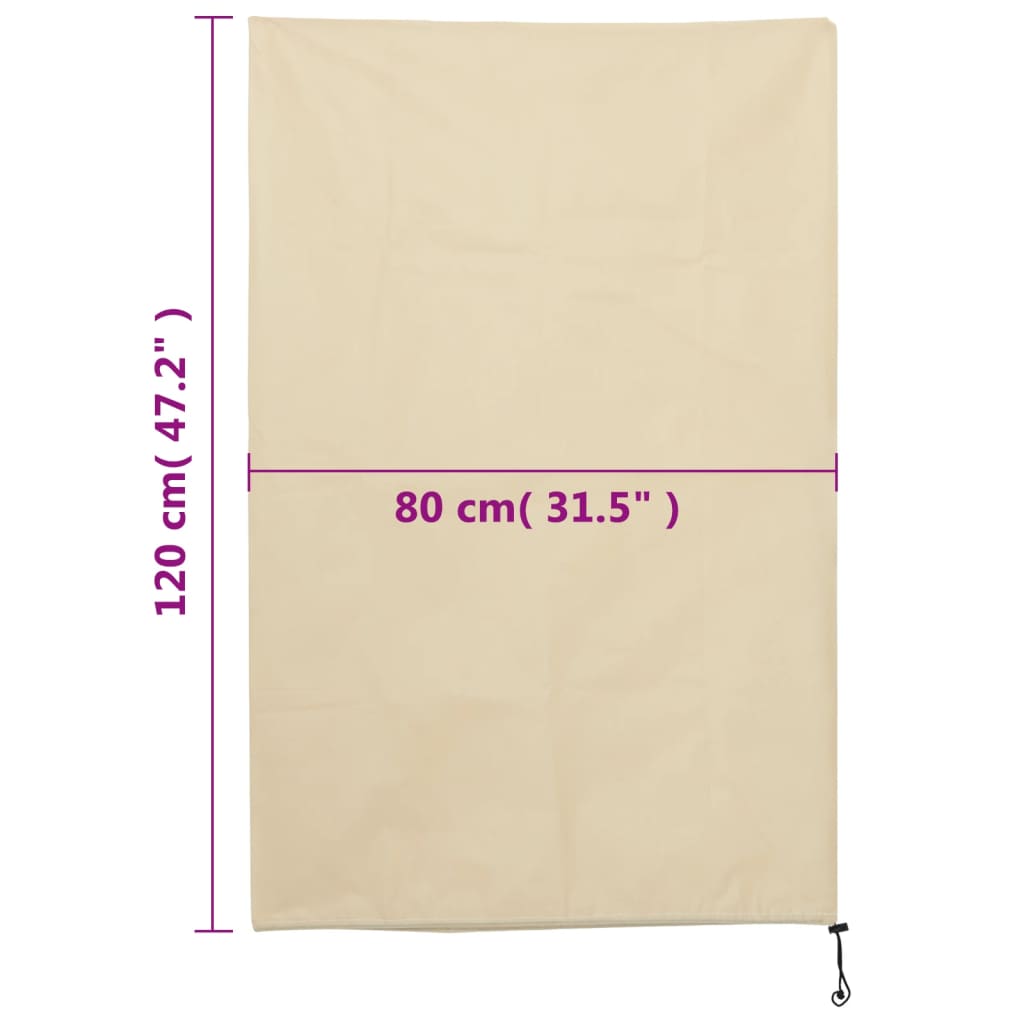 Plantenhoezen Met Trekkoord 70 G/M² 0,8X1,2 M