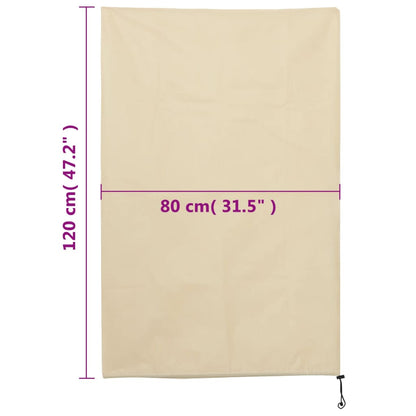 Plantenhoezen Met Trekkoord 70 G/M² 0,8X1,2 M