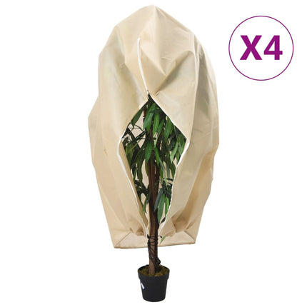 Vorstbescherming Plantenfleece Covers 5 Pcs 1,55 X 1 M Beige