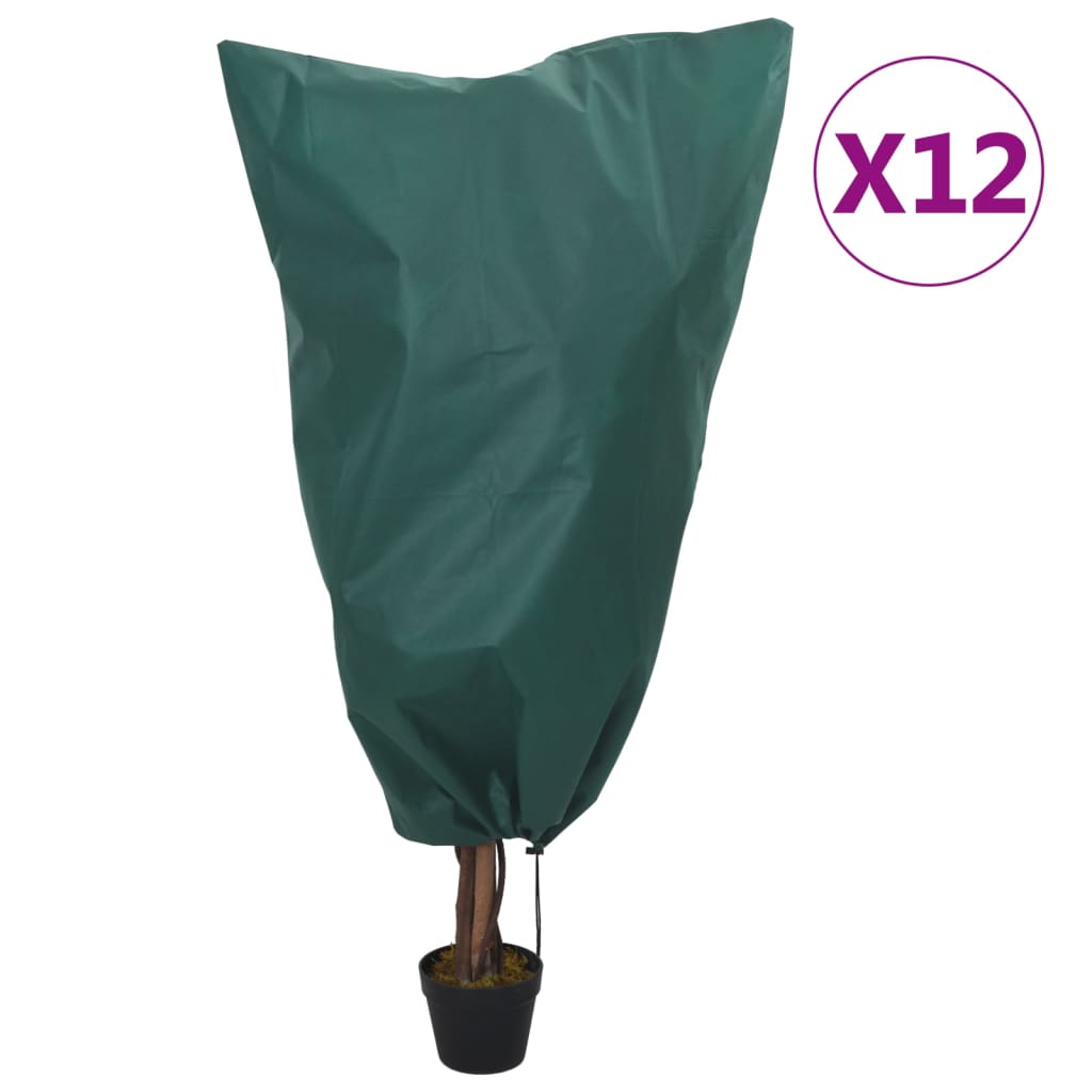 Plantenhoezen Met Trekkoord 70 G/M² 0,8X1,2 M