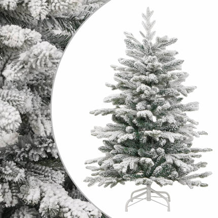 Kunstkerstboom Met Scharnieren En Sneeuw