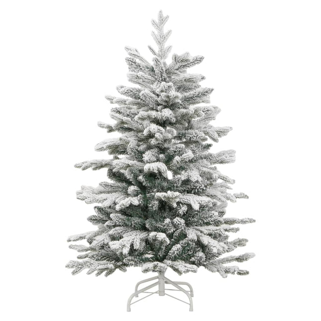 Kunstkerstboom Met Scharnieren En Sneeuw