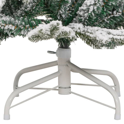 Kunstkerstboom Met Scharnieren En Sneeuw