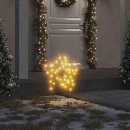 Kerstverlichting Ster Silhouet 80 Leds Warm Wit