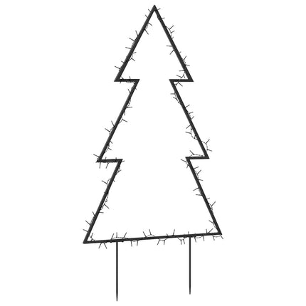 Kerstverlichting Kerstboom Met Grondpinnen 115 Led's 90 Cm