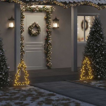 Kerstverlichting Met Grondpinnen Boom 115 Led's 90 Cm