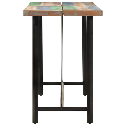 Bartafel Massief Gerecycled Hout En Ijzer