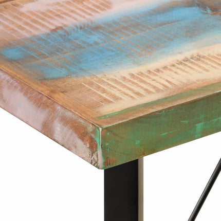 Bartafel Massief Gerecycled Hout En Ijzer
