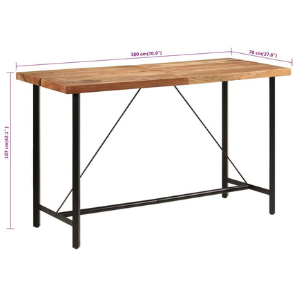 Bartafel 180X70X107 Cm En Ijzer