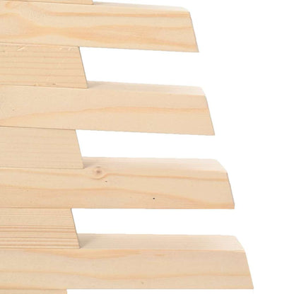 Kerstdecoratie kerstboom 90 cm massief grenenhout