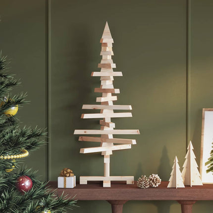 Kerstdecoratie Kerstboom Massief Grenenhout