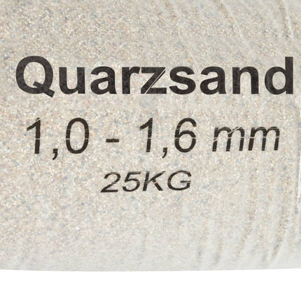 Filterzand 25 Kg 1,0-1,6 Mm