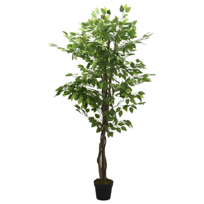 Kunstplant ficus 630 bladeren 120 cm groen