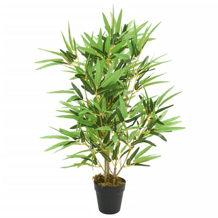 Kunstplant Bamboe 552 Bladeren 120 Cm Groen