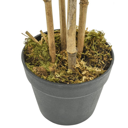 Kunstplant Bamboe 552 Bladeren 120 Cm Groen