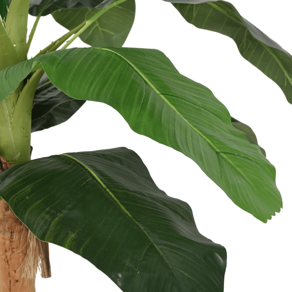 Kunstplant bananenboom 22 bladeren 200 cm groen