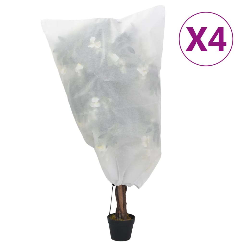 Plantenhoezen Met Trekkoord 70 G/M² 0,8X1 M