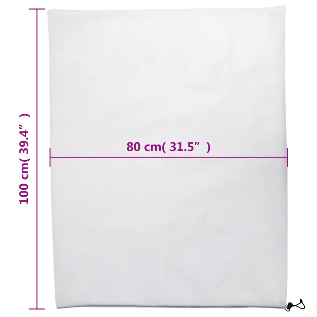 Plantenhoezen Met Trekkoord 70 G/M² 0,8X1 M