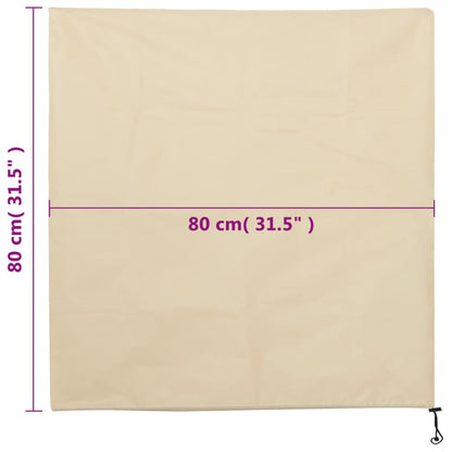 Vlieshoezen Voor Planten Met Trekkoord 70 G/M² 0,8X0,8 M
