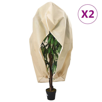 Vorstbescherming Plantenfleece Covers 5 Pcs 1,55 X 1 M Beige