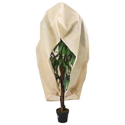 Vorstbescherming Plantenfleece Covers 5 Pcs 1,55 X 1 M Beige