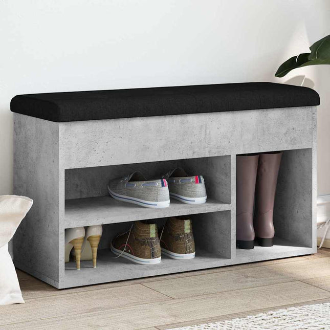 Schoenenbank 82X32X45,5 Cm Bewerkt Hout