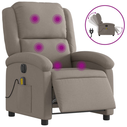 Massagestoel Elektrisch Verstelbaar Stof