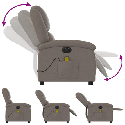 Massagestoel Elektrisch Verstelbaar Stof