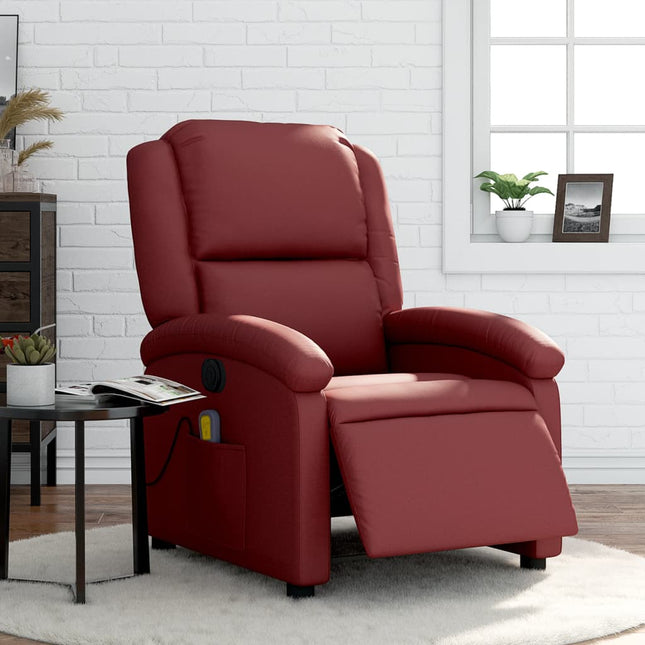 Fauteuil Elektrisch Verstelbaar Kunstleer Kleurig