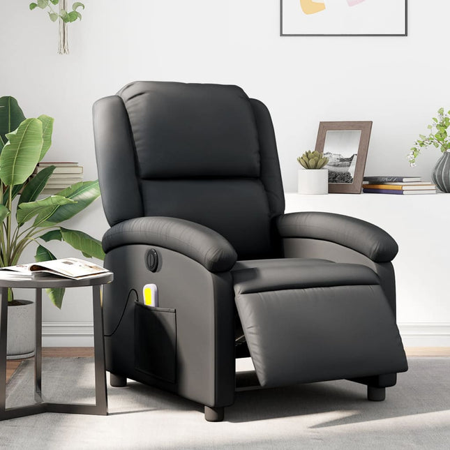 Massagestoel Verstelbaar Elektrisch Echt Leer